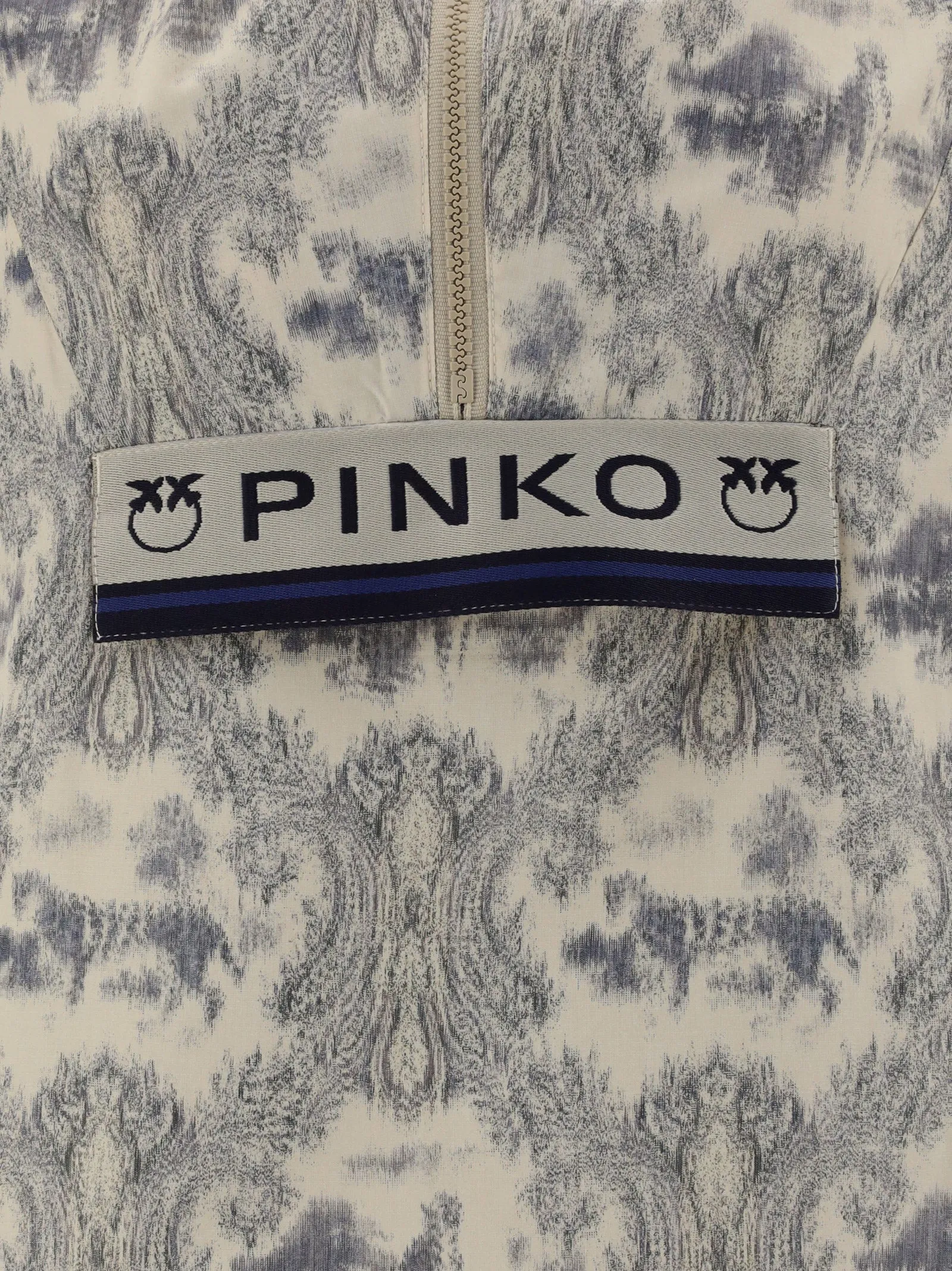 Pinko Logo Patch Drawstring Hooded Jacket