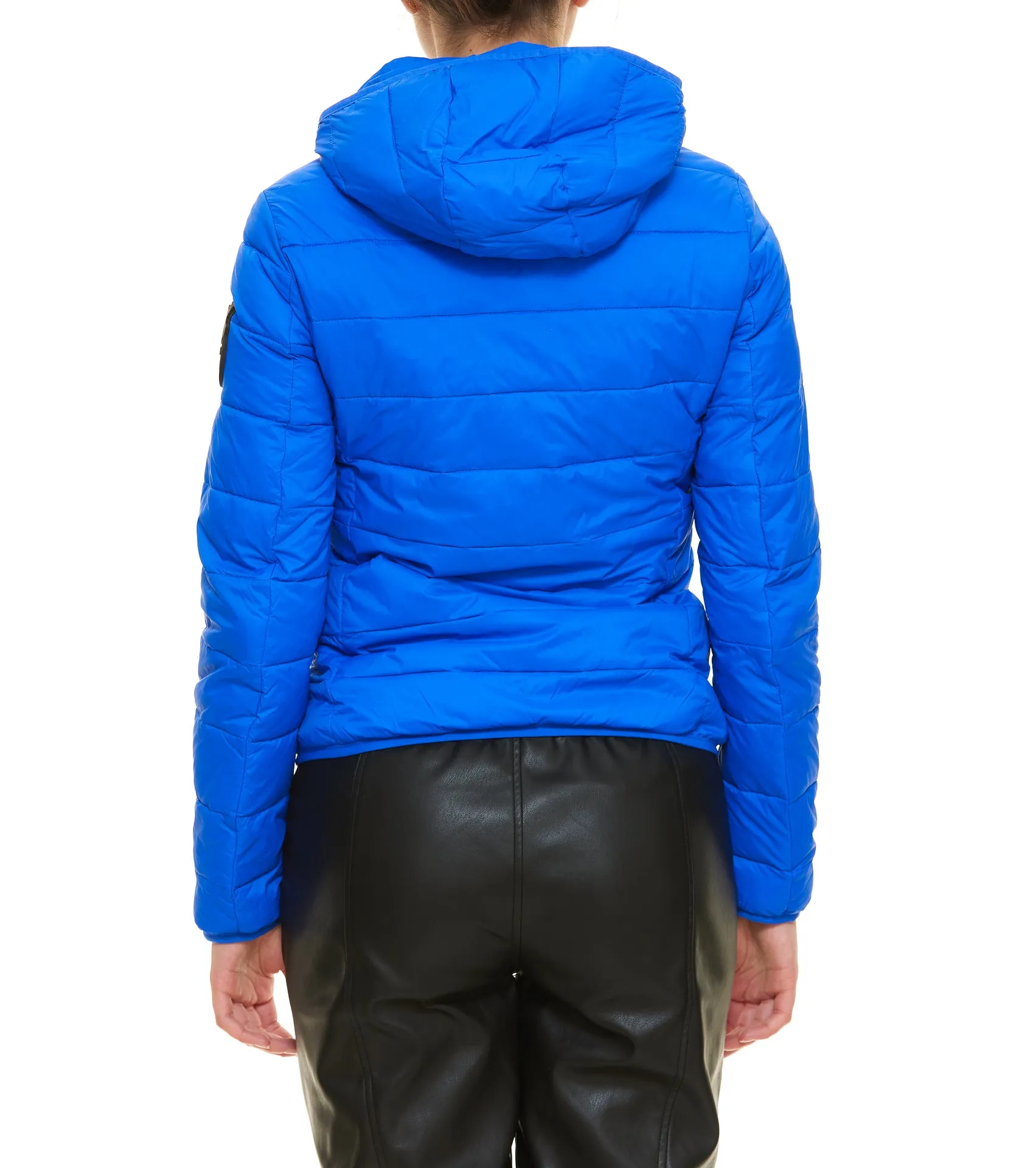 Pinko Logo Patch Hooded Padded Jacket