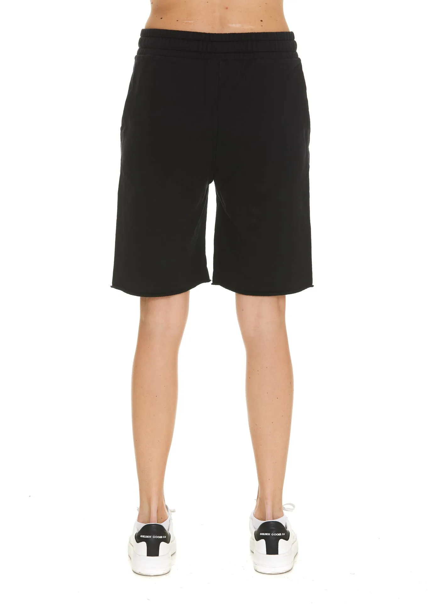 Pinko Logo Printed Drawstring Bermuda Shorts