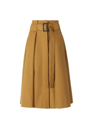 Proenza Schouler High Waist Belt Midi Skirt