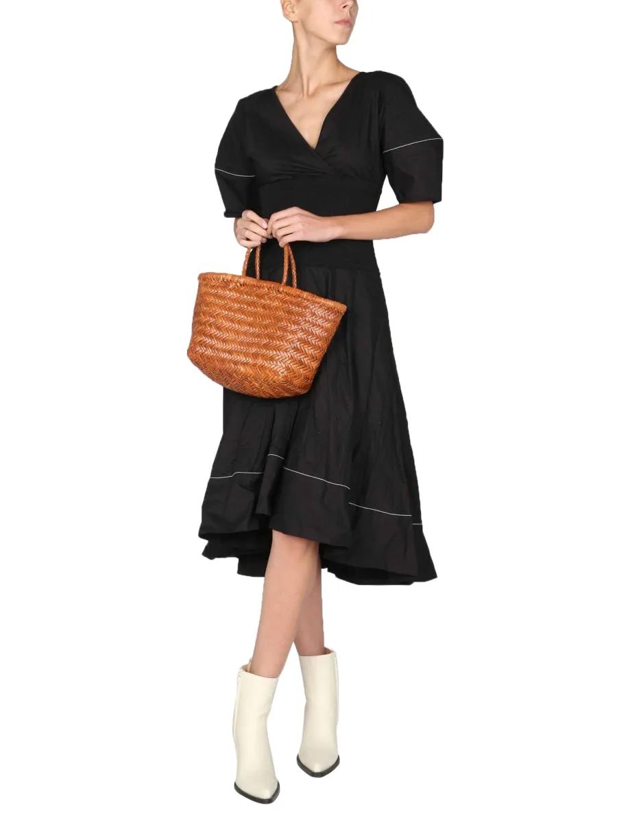 Proenza Schouler White Label Smocked Dress