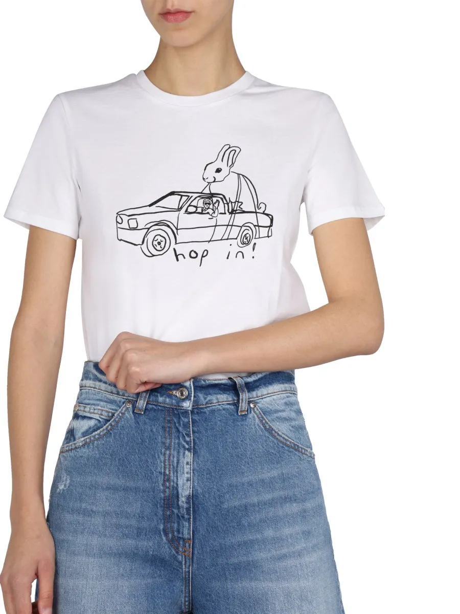 PS Paul Smith Printed Crewneck T-Shirt