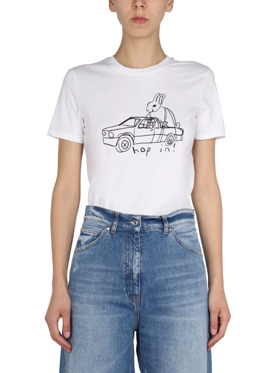 PS Paul Smith Printed Crewneck T-Shirt