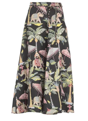REDValentino Allover Elephant Printed Skirt
