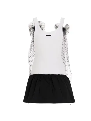 REDValentino Bow Detailed Mini Dress