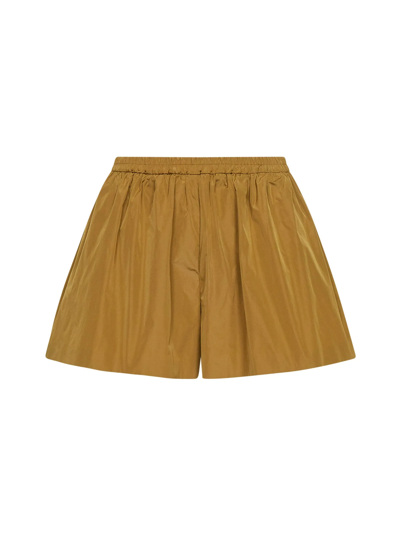 REDValentino Elastic Waist Taffeta Shorts