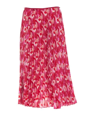 REDValentino Graphic Printed Pleated Skirt