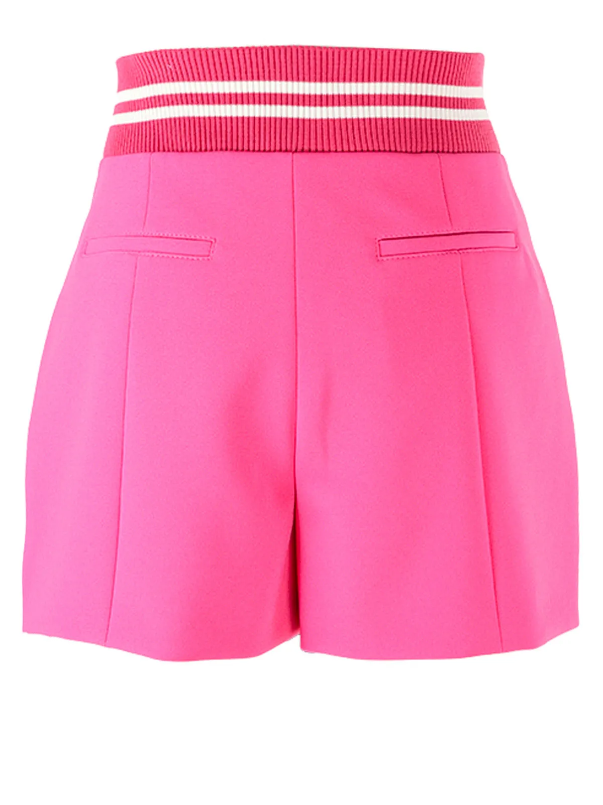 REDValentino Striped Buttoned Shorts