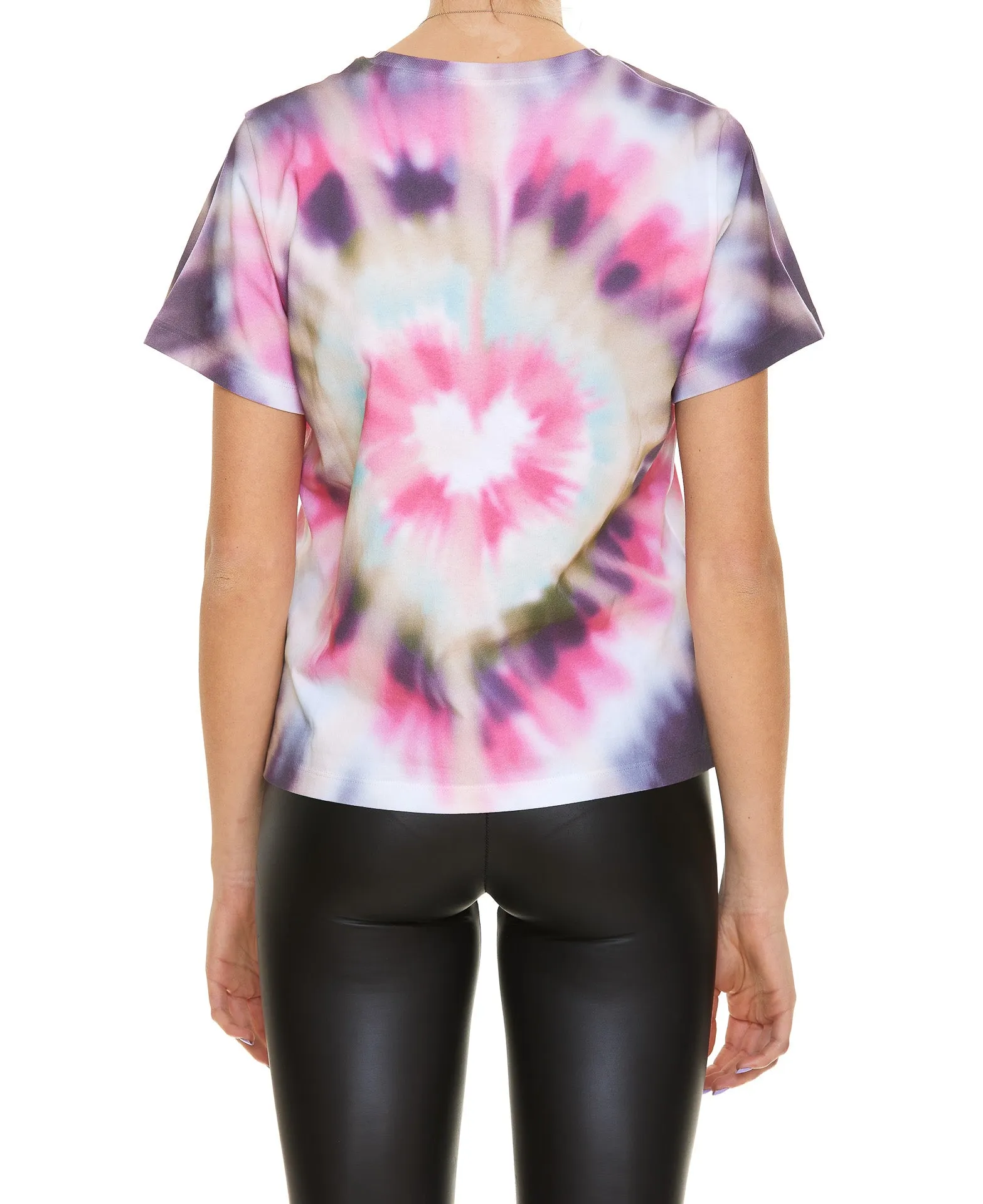 REDValentino Tie Dye Print Crewneck T-Shirt