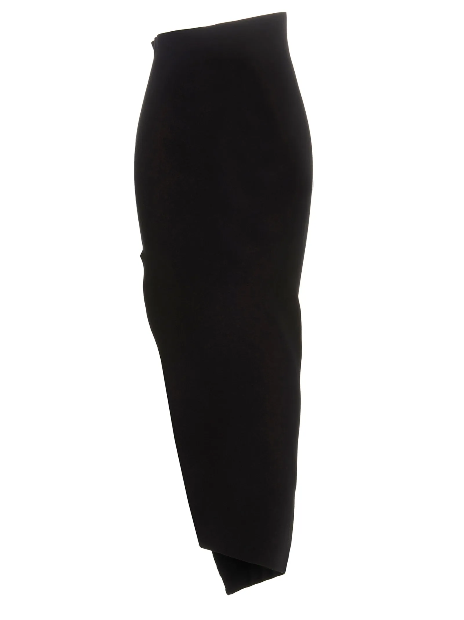 Rick Owens Easy Rent Asymmetric Maxi Skirt