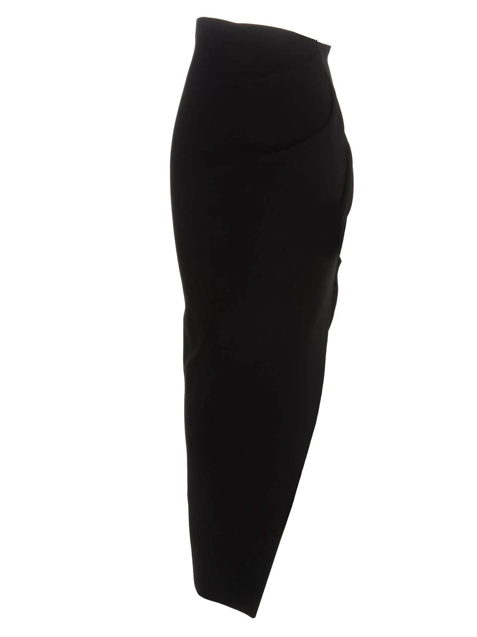 Rick Owens Easy Rent Asymmetric Maxi Skirt