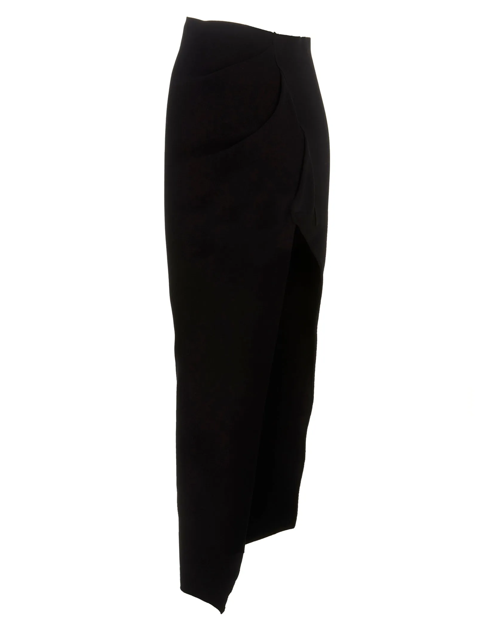 Rick Owens Easy Rent Asymmetric Maxi Skirt