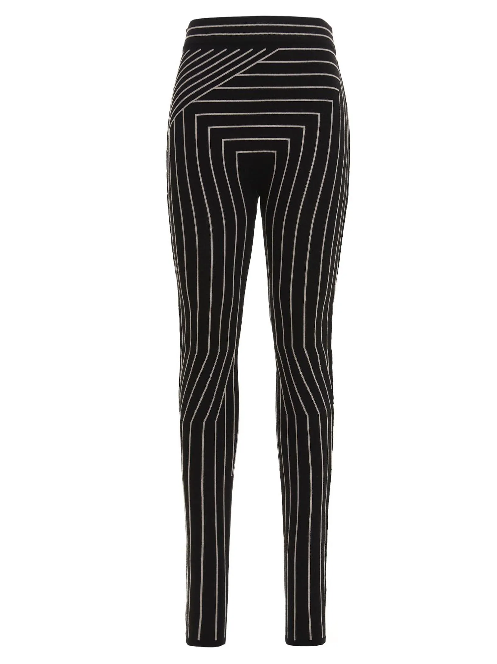 Rick Owens Geometric Print Skinny Cut Trousers