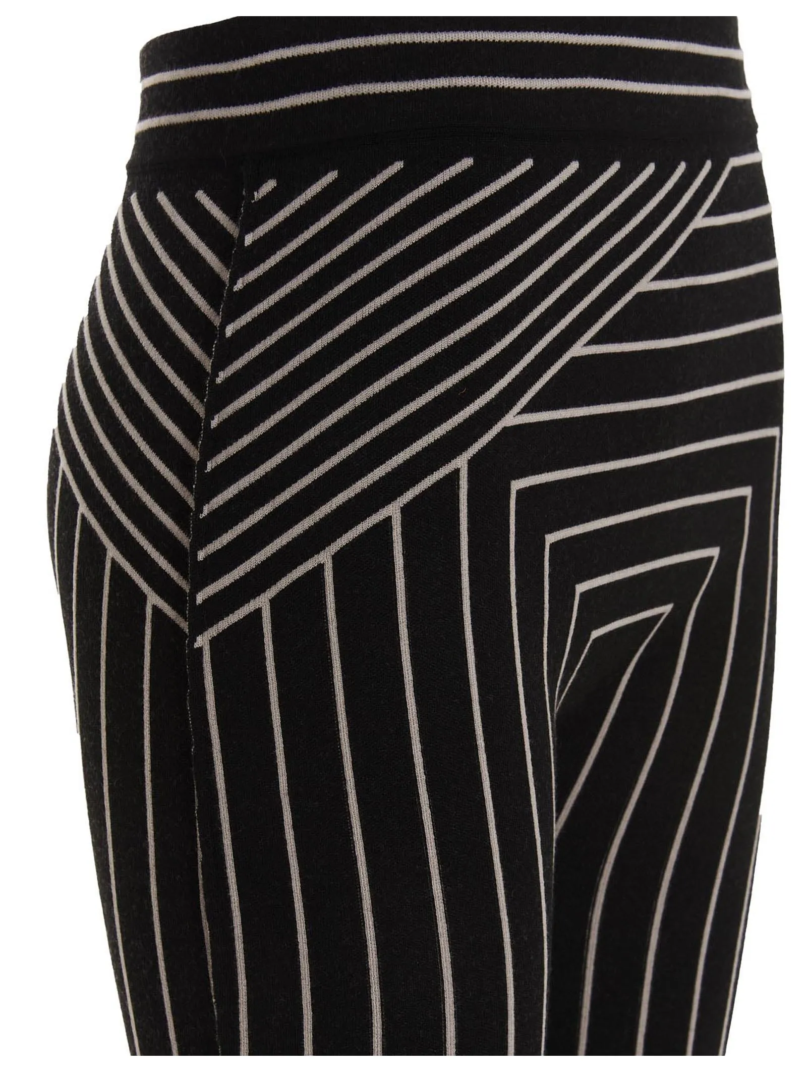 Rick Owens Geometric Print Skinny Cut Trousers