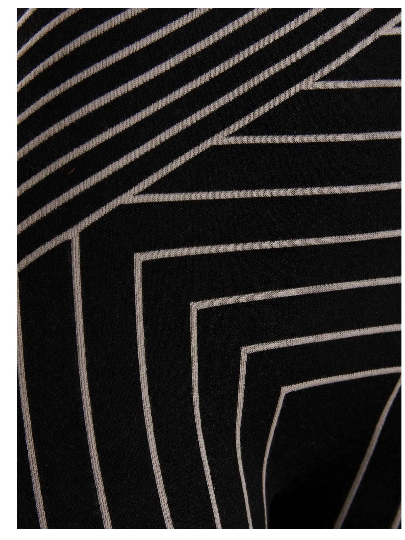 Rick Owens Geometric Print Skinny Cut Trousers