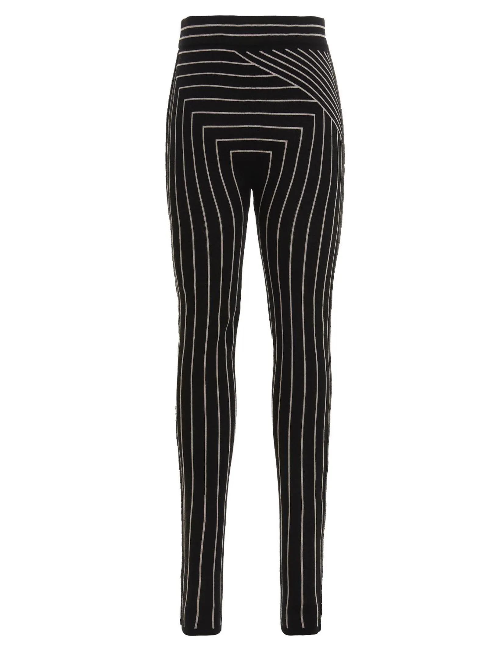 Rick Owens Geometric Print Skinny Cut Trousers