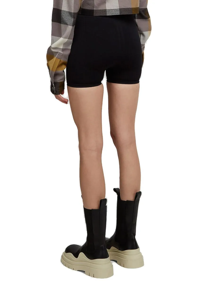 Rick Owens Knitted High Waist Bike Shorts