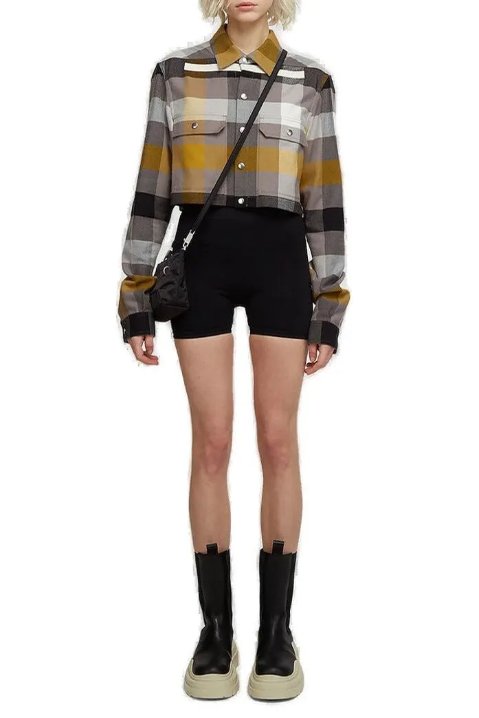 Rick Owens Knitted High Waist Bike Shorts