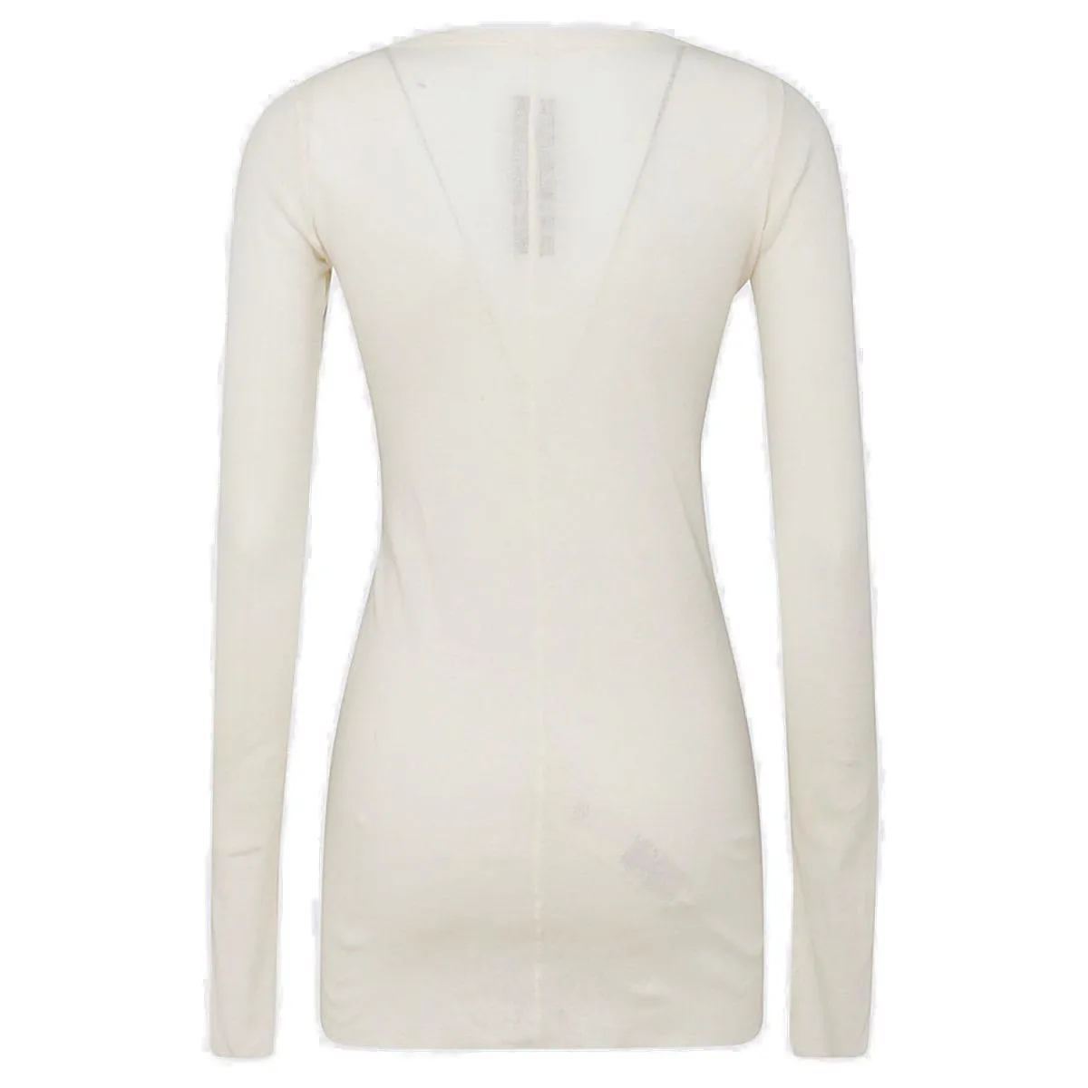Rick Owens Semi-Sheer Crewneck Top