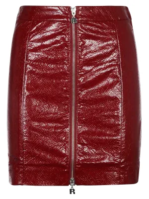 ROTATE A-Line Waxed Skirt