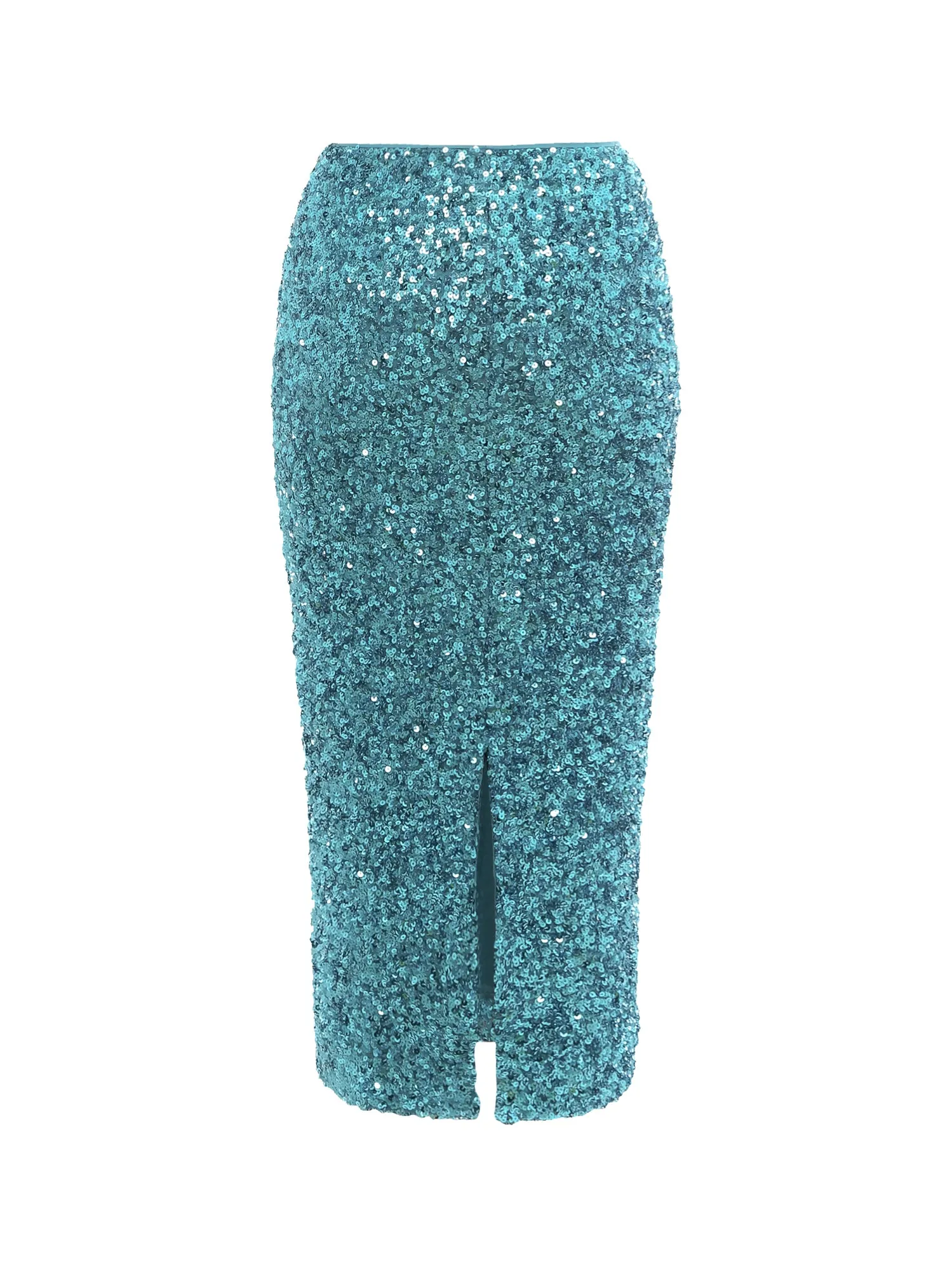 ROTATE Sequin Embellished Midi Skirt