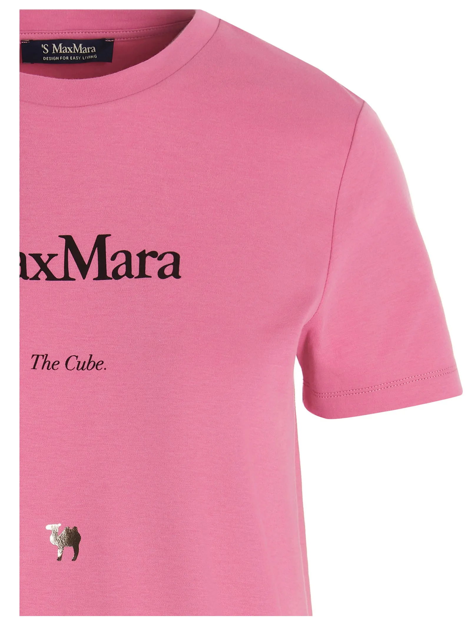 'S Max Mara Giga Logo Print T-Shirt