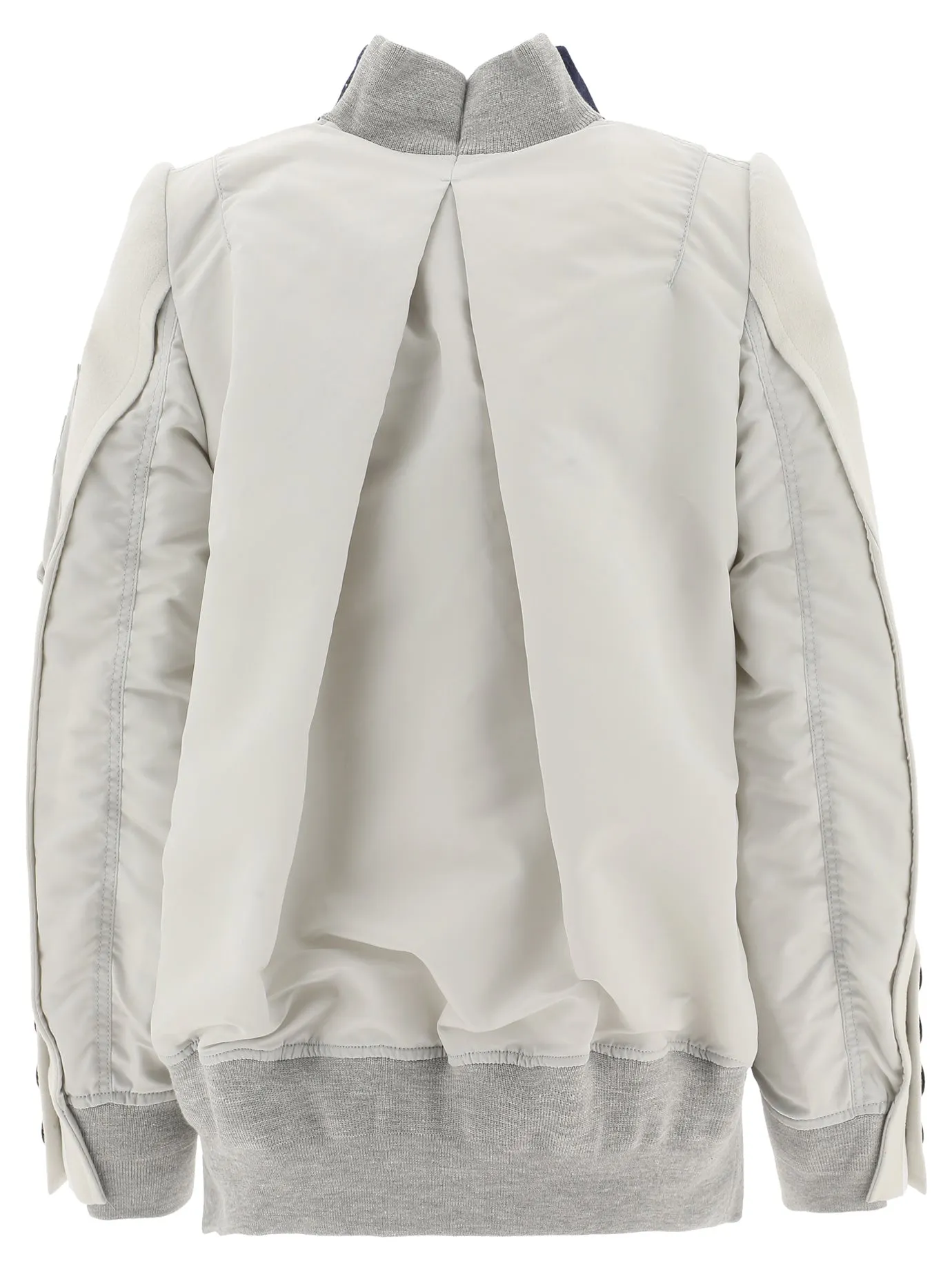 Sacai Panelled Button Detailed Jacket