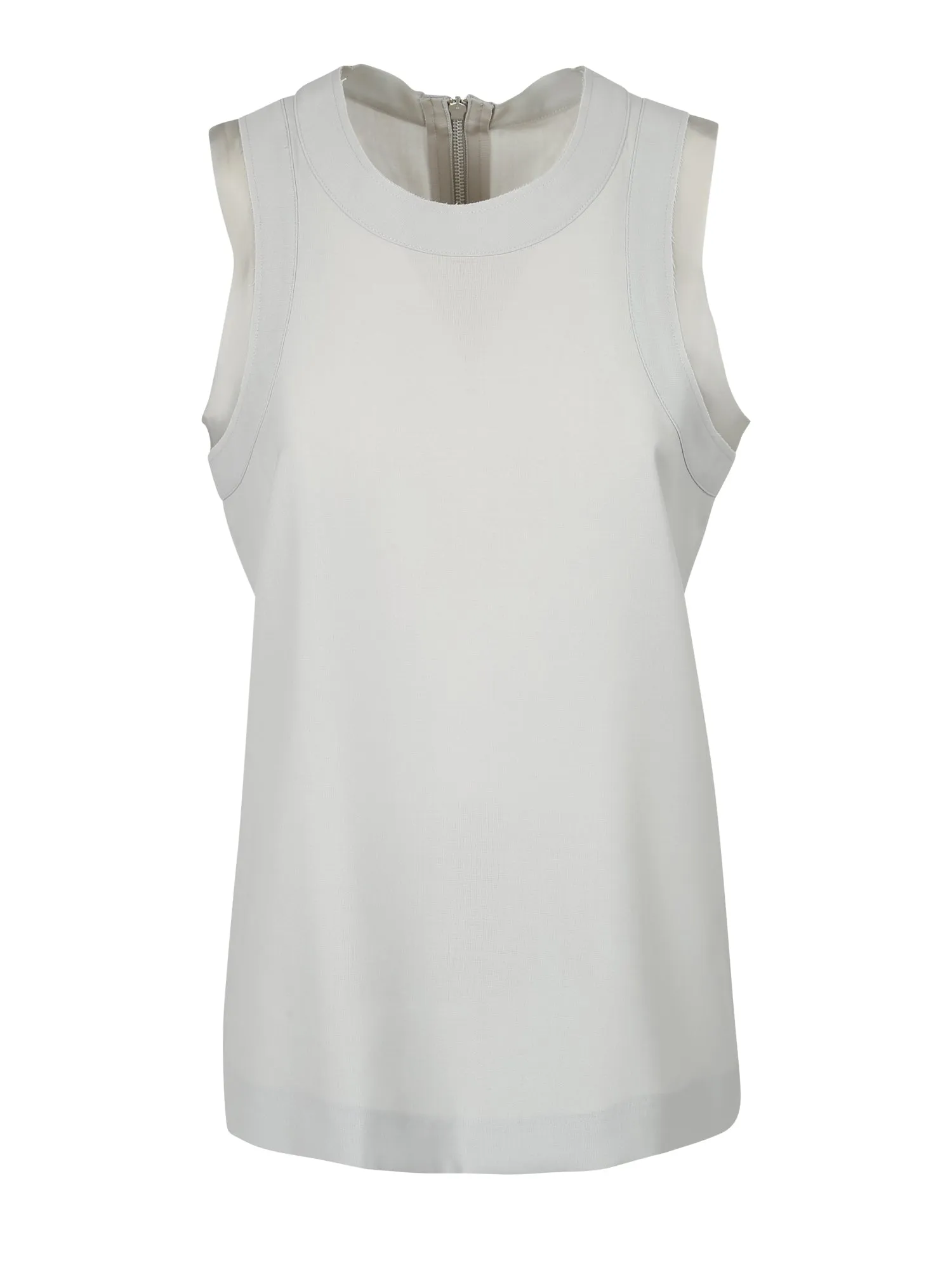 Sacai Zipped Crewneck Tank Top