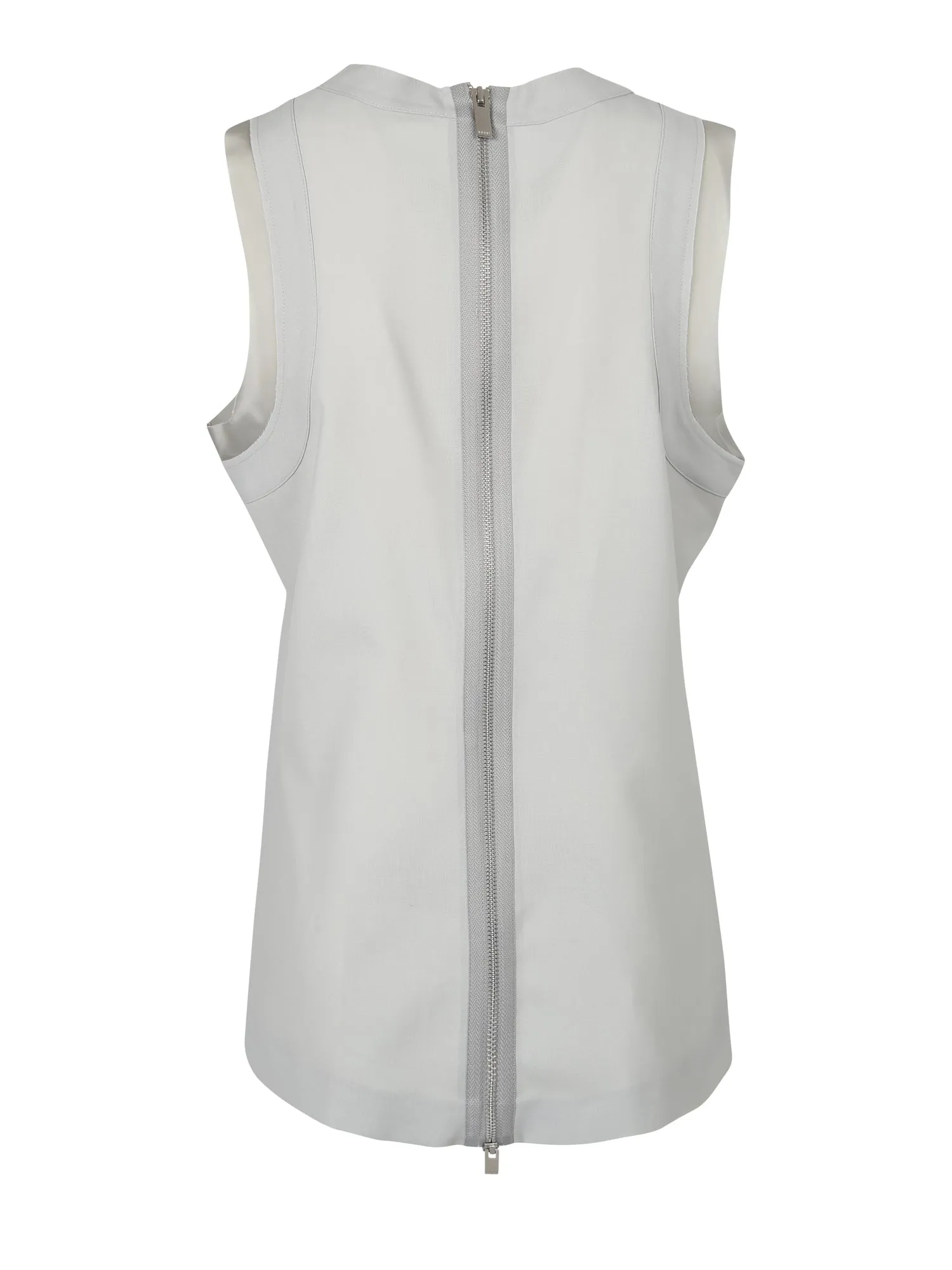 Sacai Zipped Crewneck Tank Top