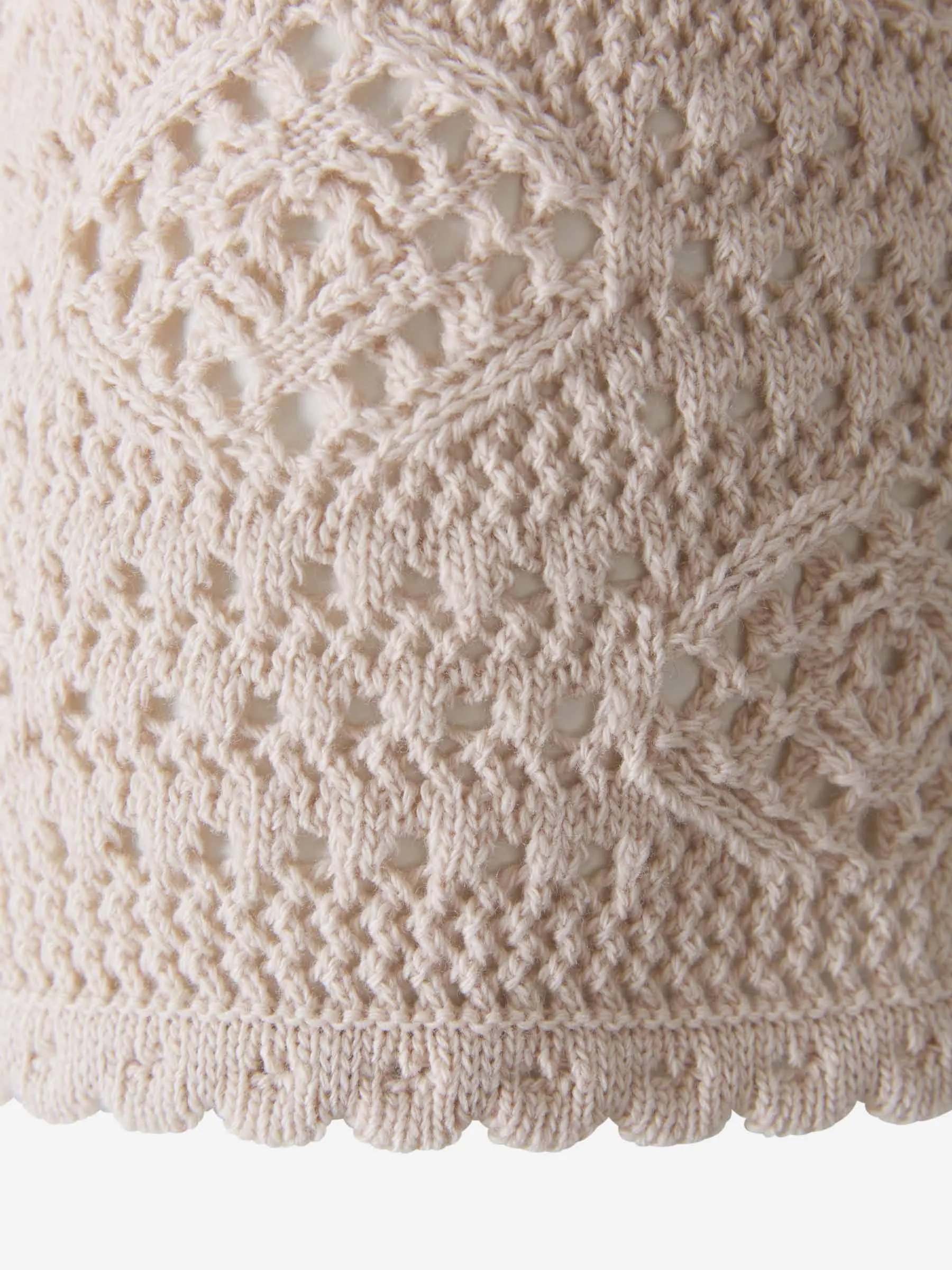 Saint Laurent Crochet Drawstring Shorts