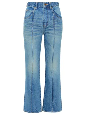 Saint Laurent Francoise Cropped Jeans