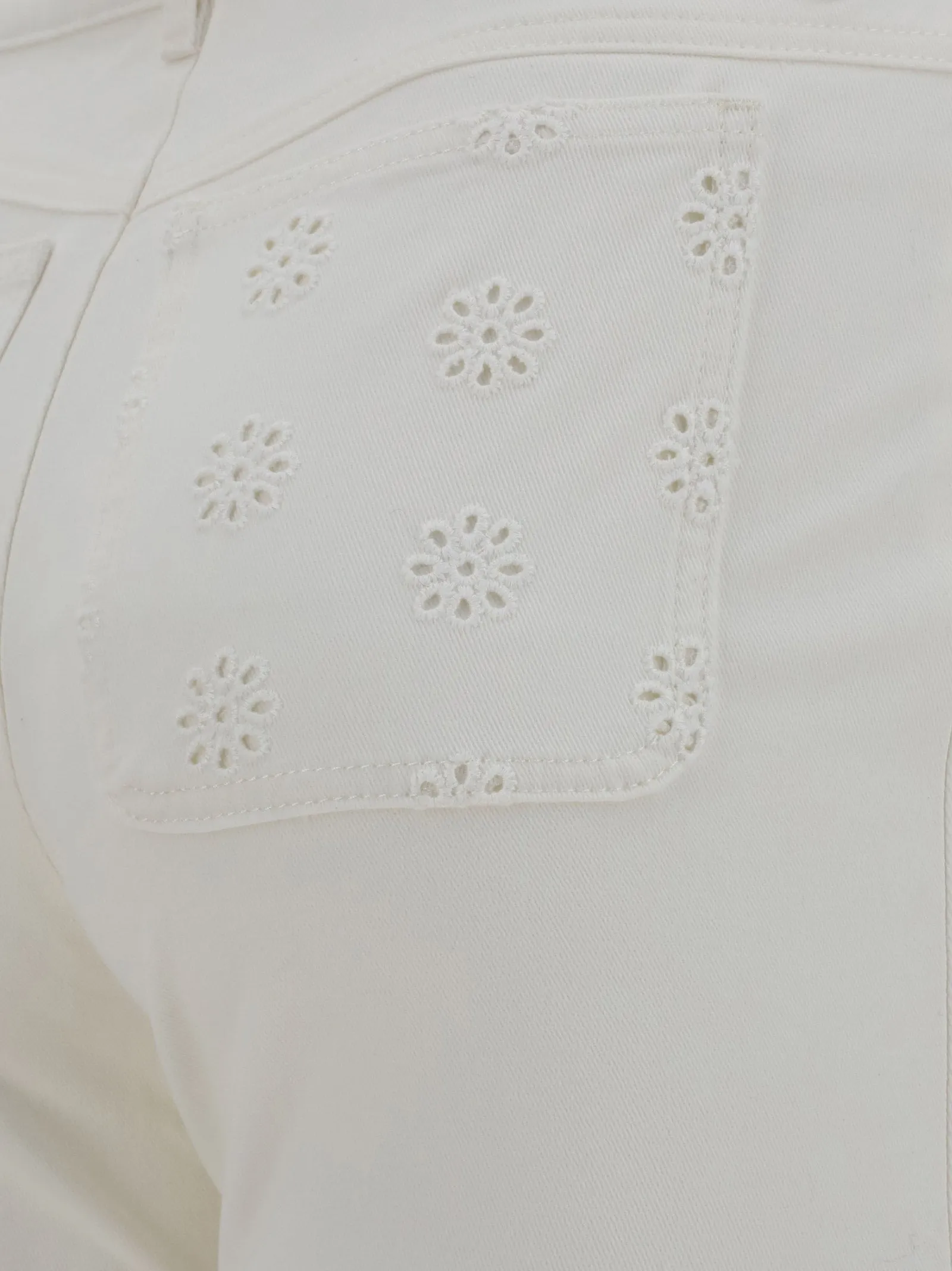 See By Chlo Logo Patch Emily Bootcut Jeans