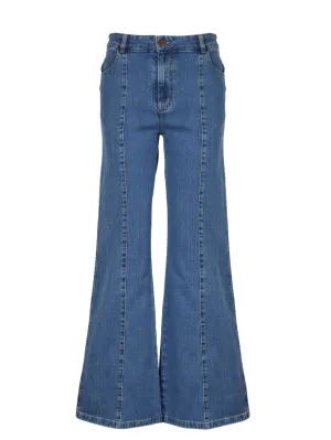 See By Chlo Mid-Rise Flared Jeans