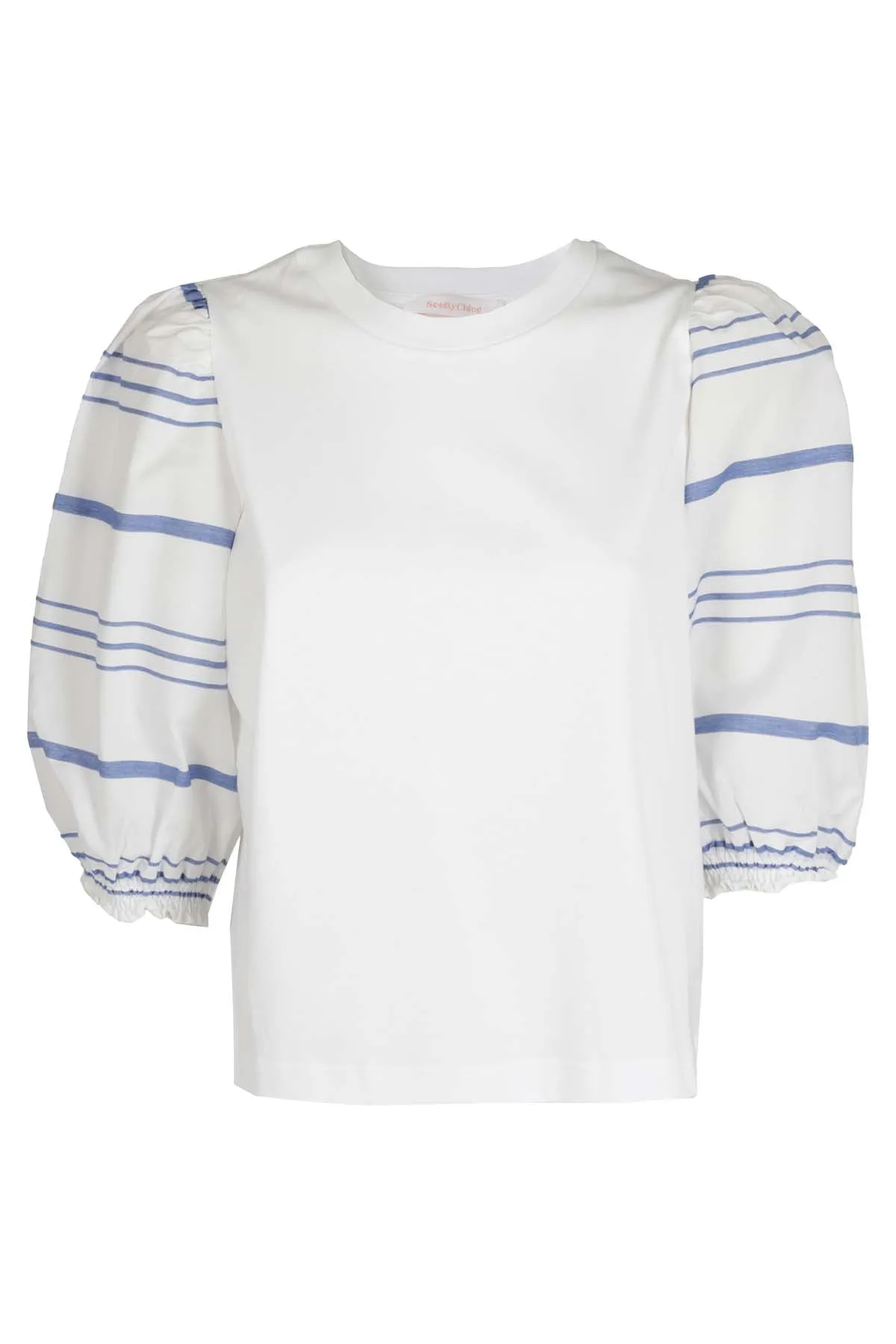 See By Chlo Puff Sleeved Crewneck T-Shirt