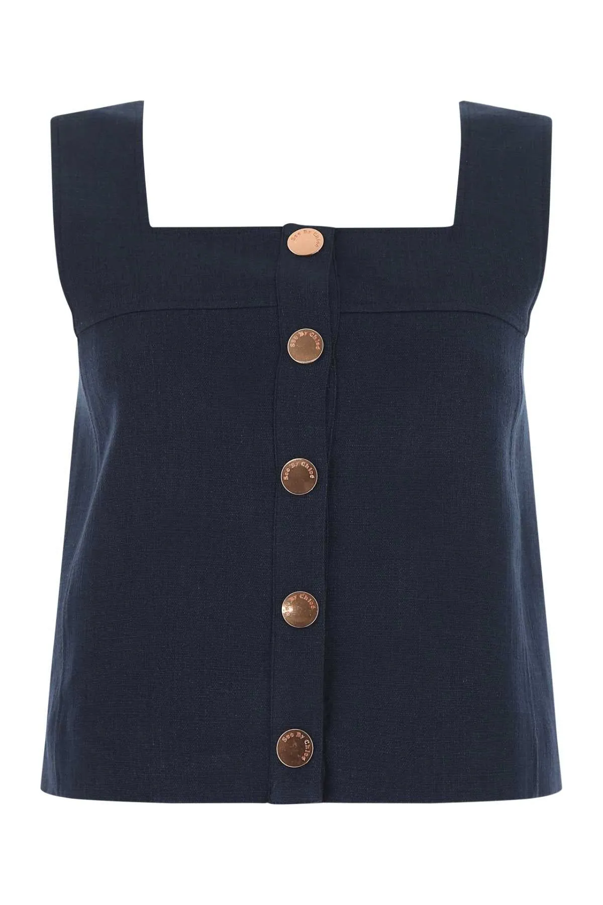 See By Chlo Sleeveless Cropped Top