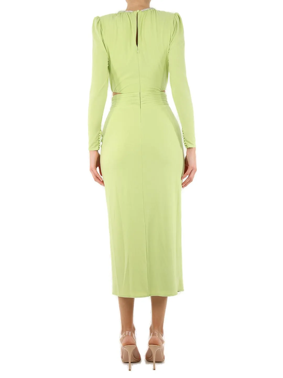 Self-Portrait Cut Out Midi Dress