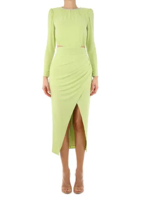 Self-Portrait Cut Out Midi Dress