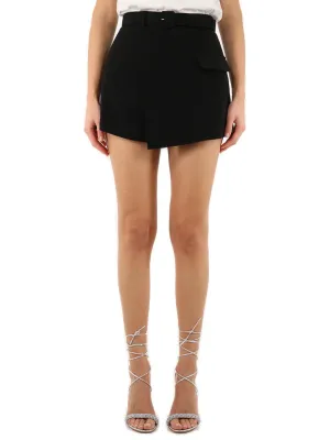 Self-Portrait Wrapped Belted Waist Skirt