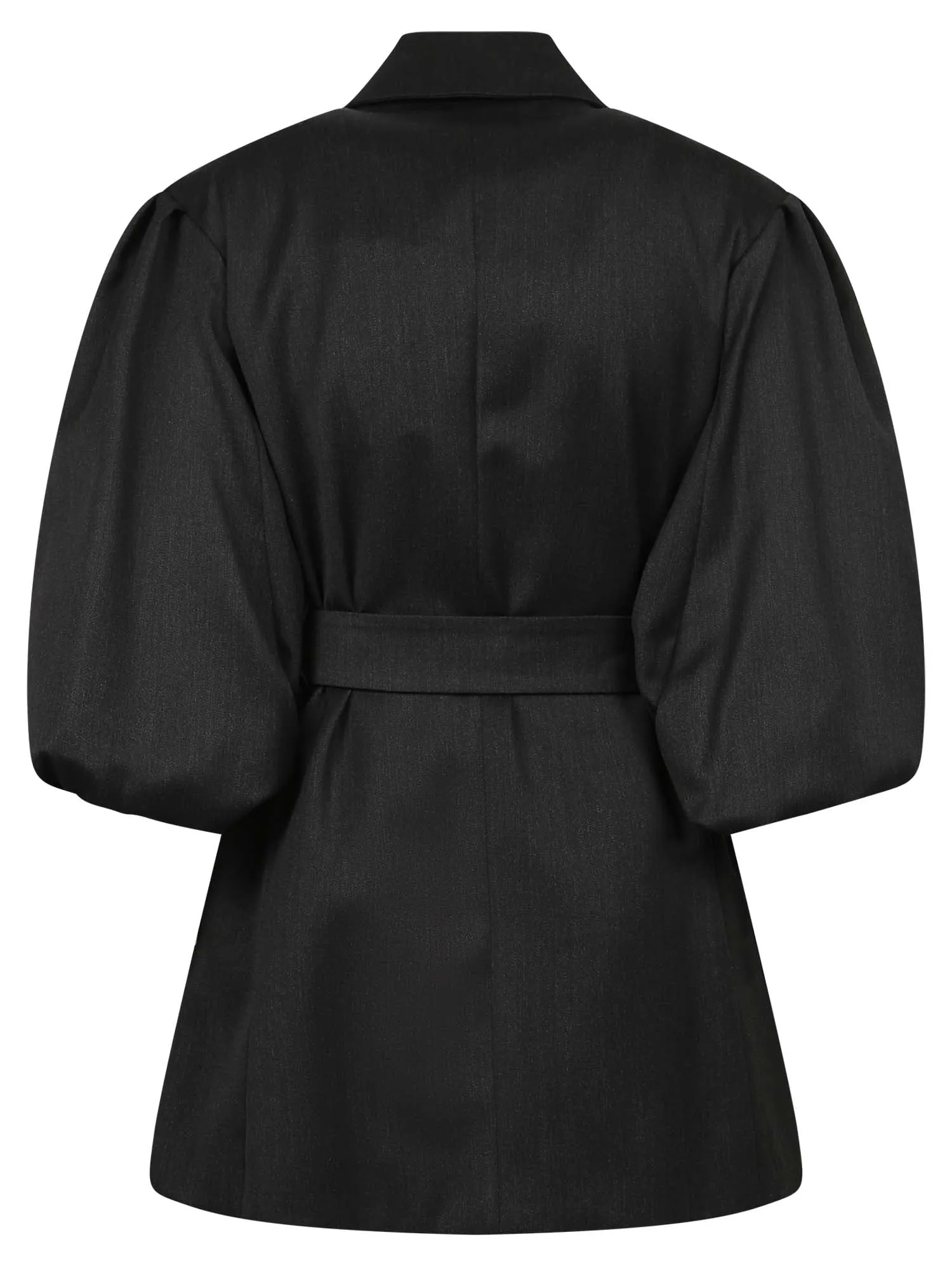 Simone Rocha Ruched Rose Belted Jacket