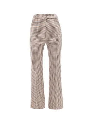 Sportmax High-Waisted Flared Trousers