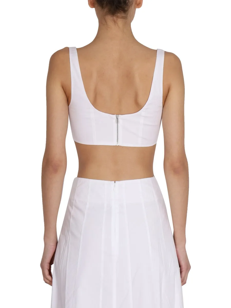 Staud Wells Sleeveless Cropped Top