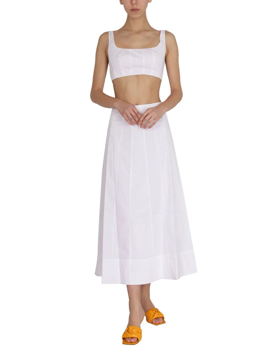 Staud Wells Sleeveless Cropped Top