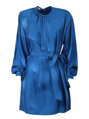 Stella McCartney Draped Crewneck Mini Dress