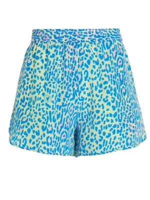 Stella McCartney Elasticated Waistband Leopard Printed Shorts