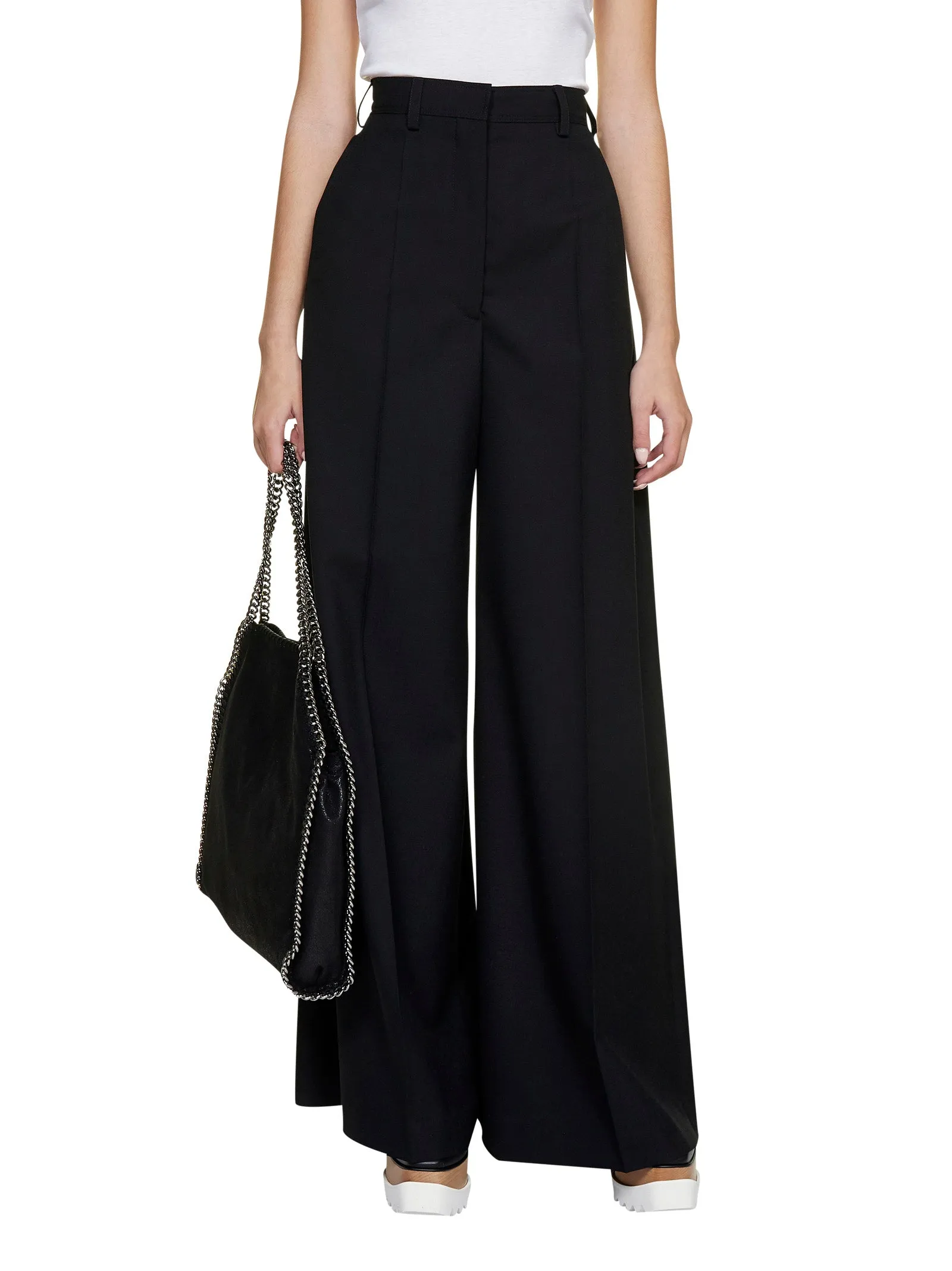 Stella McCartney High-Rise Wide Leg Trousers
