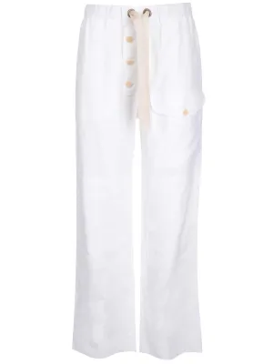 Stella McCartney High Waist Straight Leg Trousers