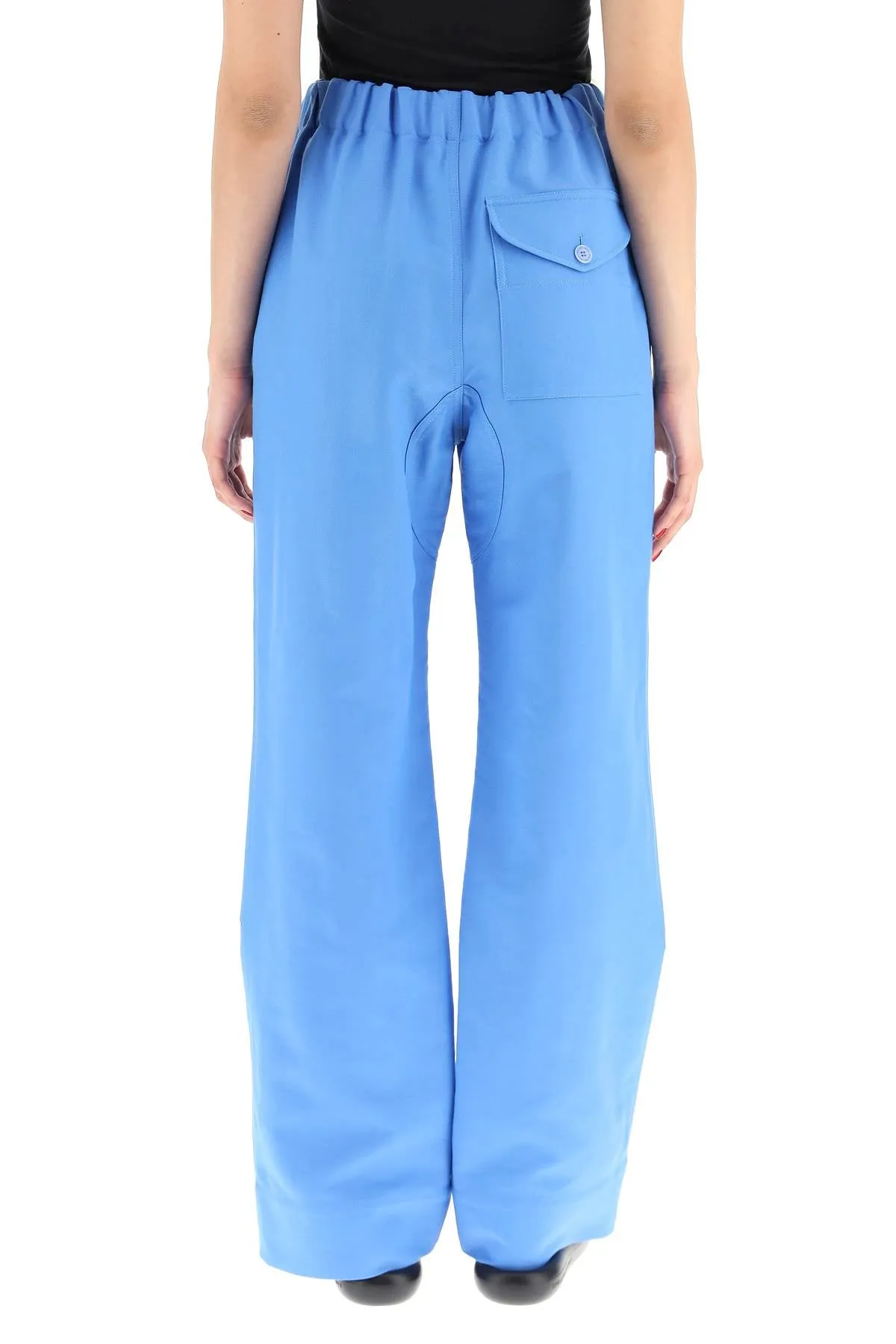 Stella McCartney High Waist Wide-Leg Trousers