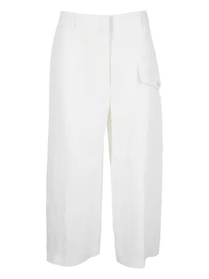 Stella McCartney High Waisted Cropped Trousers