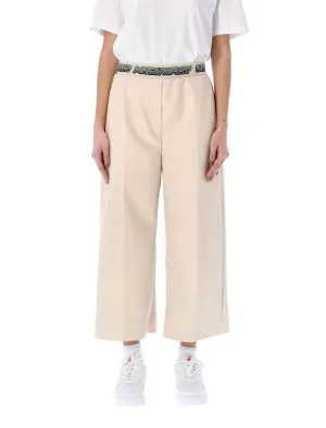 Stella McCartney Logo Band Cropped Pants