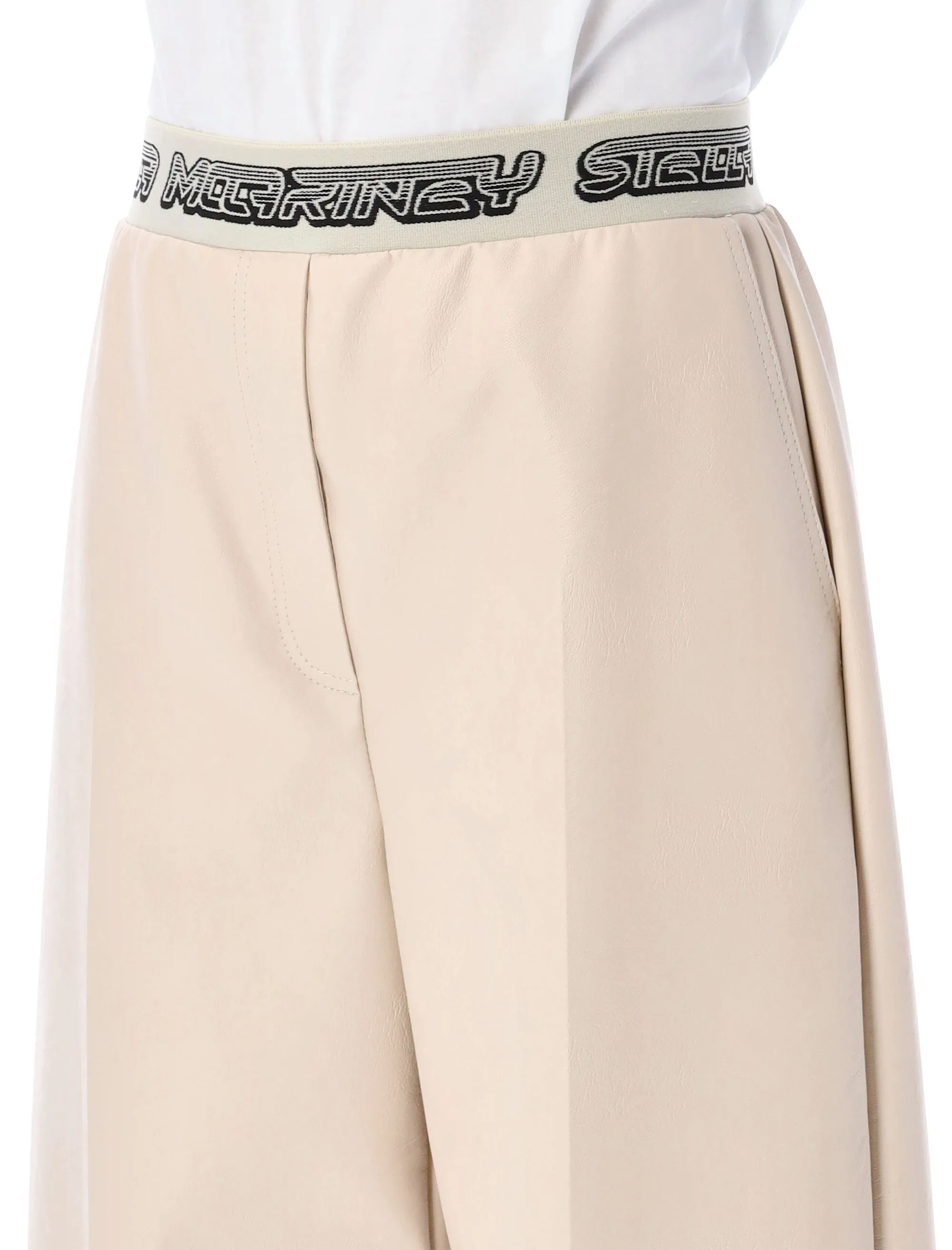 Stella McCartney Logo Band Cropped Pants